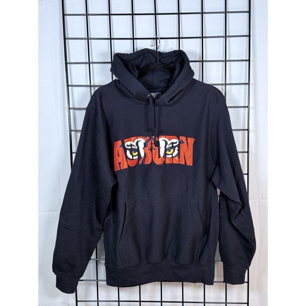 Vintage‎ Auburn Tigers Hoodie Mens S Blue Sweatshirt Collegiate Logo Spell Out